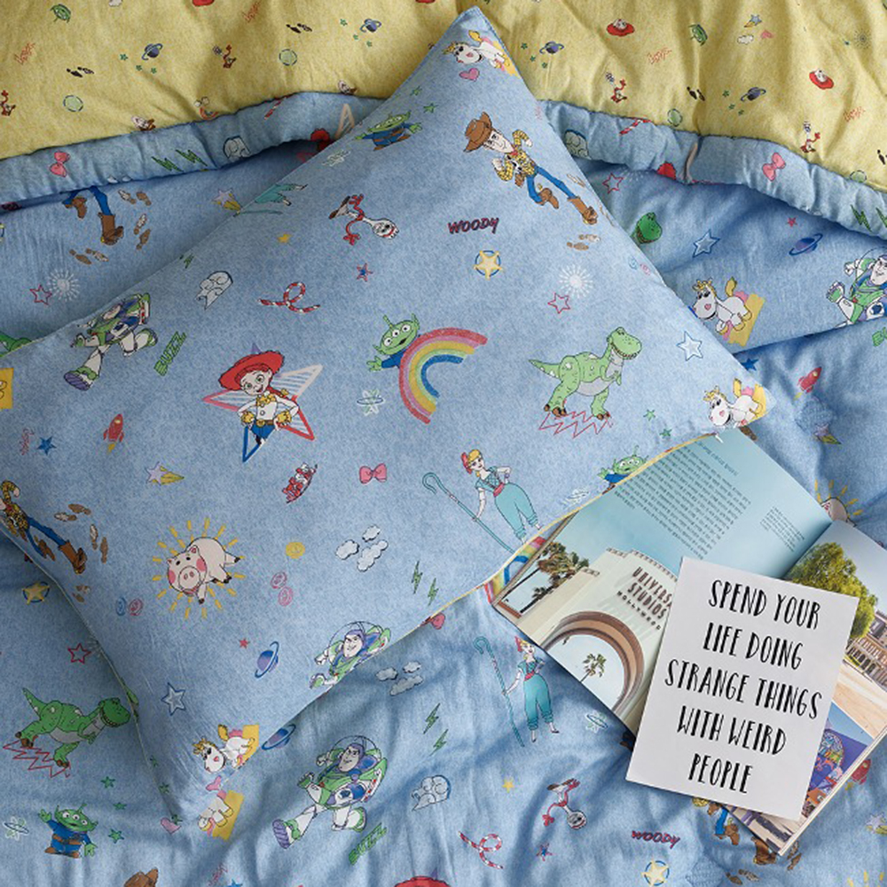 레노마홈 디즈니 모달 100% 토이 플레이 베개커버