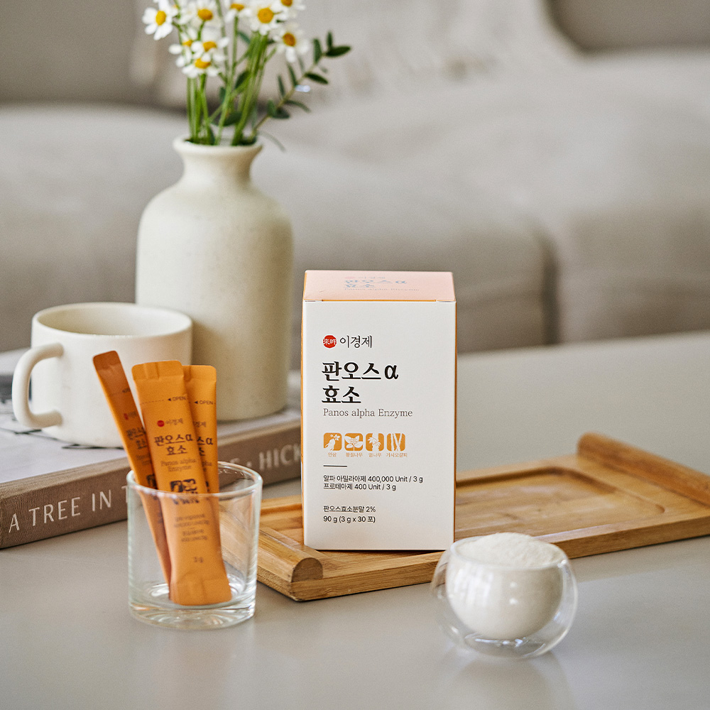 이경제 전통 원료 가시오갈피 황칠 인삼 옴 나무 소화 효소 이경재 3g 30포, 1개 - 상세 이미지 5