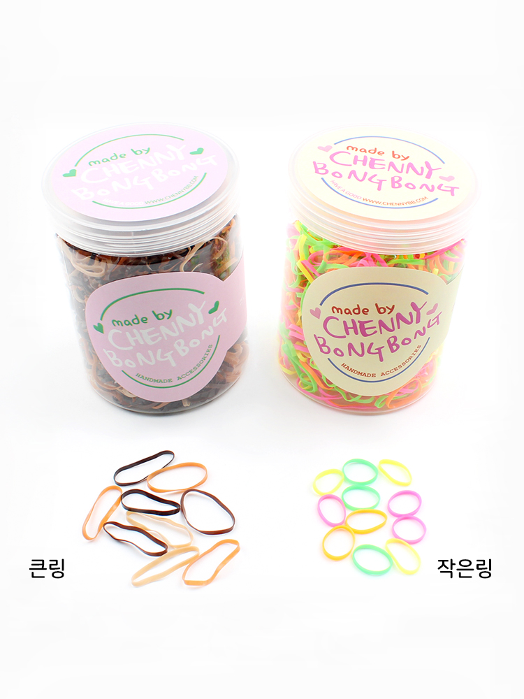 케이스형 대용량 머리끈 통고무줄 - 상세 이미지 2
