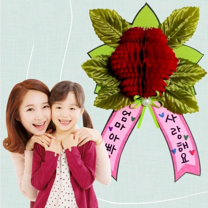 어린이집 어버이날 스승의날 유치원 카네이션 만들기 키트 - 메인 이미지