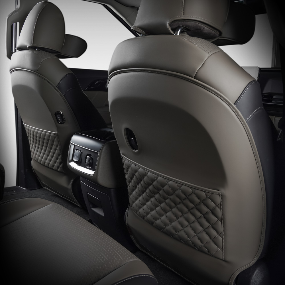 크레이지몬스터 4세대 카니발 KA4 페이스리프트 시트백커버 킥매트 좌우세트