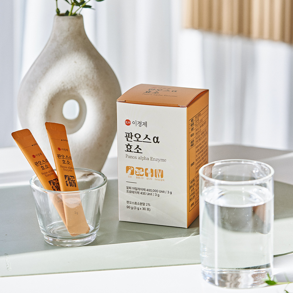 이경제 전통 원료 가시오갈피 황칠 인삼 옴 나무 소화 효소 이경재 3g 30포, 1개 - 상세 이미지 4