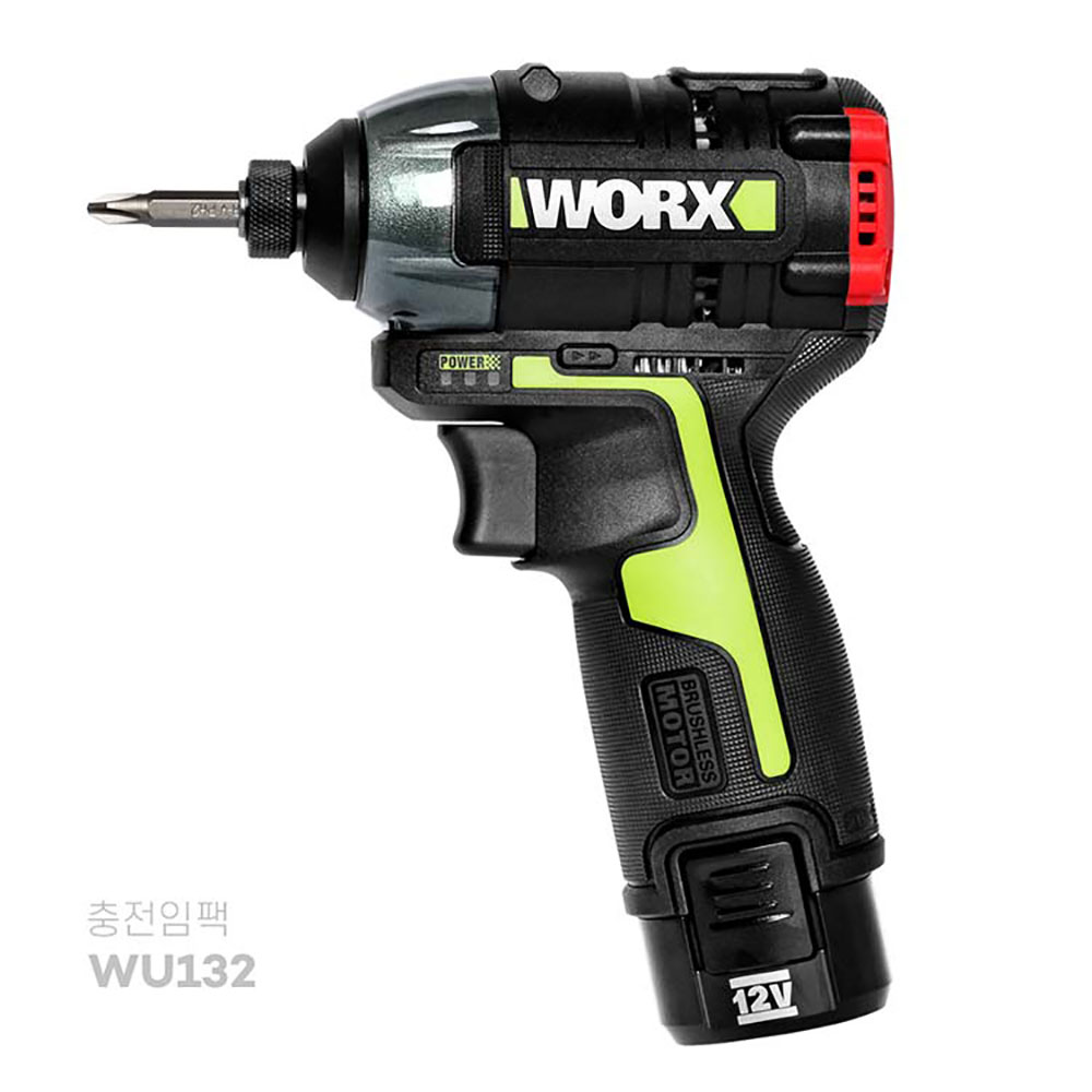 웍스 충전 드릴 임팩드라이버 콤보키트 12V 2.0Ah 배터리 2개 BL WU919X - 상세 이미지 2