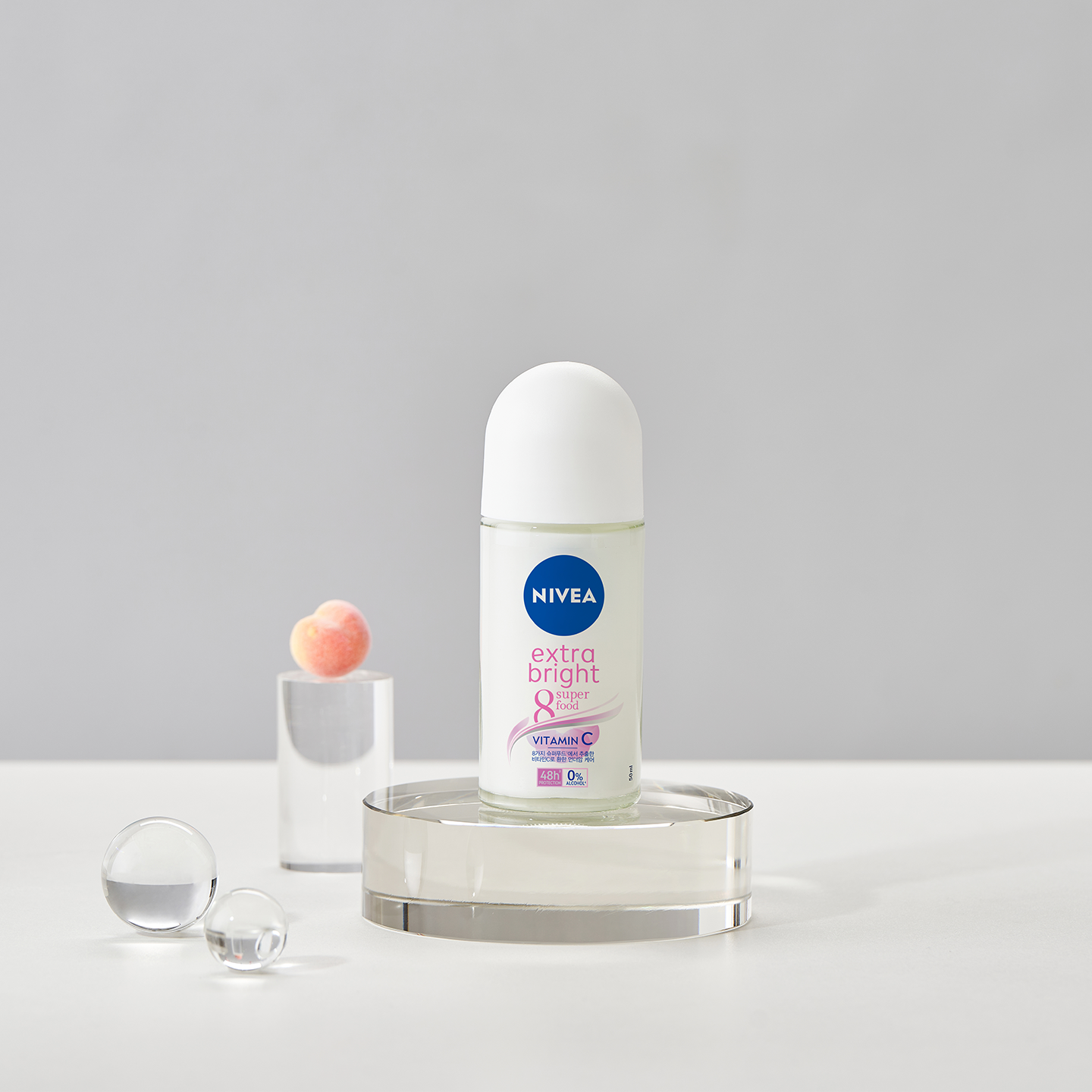 니베아 데오드란트 롤온 엑스트라 브라이트 50ml, 1개 이미지 3