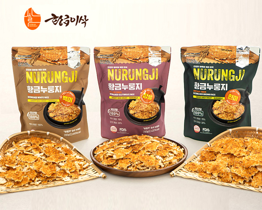 [황금이삭]국산 황금누룽지 찹쌀 700g 2봉 황금색으로 오래구워 더욱더 고소한 찹쌀누룽지 이미지 6