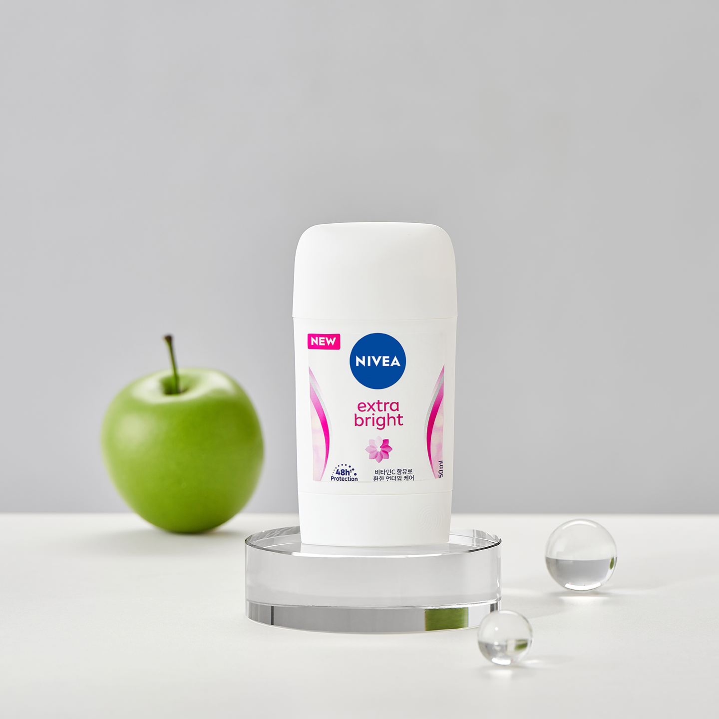 니베아 데오드란트 스틱 엑스트라 브라이트 50ml, 1개 이미지 2