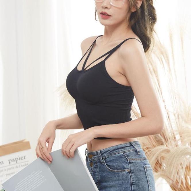 여자운동나시 요가복 브라탑 요가 스포츠나시티 - 상품 이미지