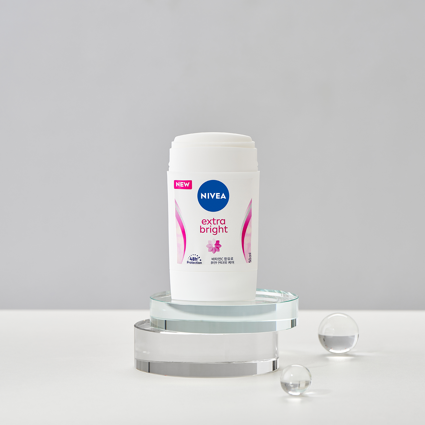 니베아 데오드란트 스틱 엑스트라 브라이트 50ml, 1개 이미지 3