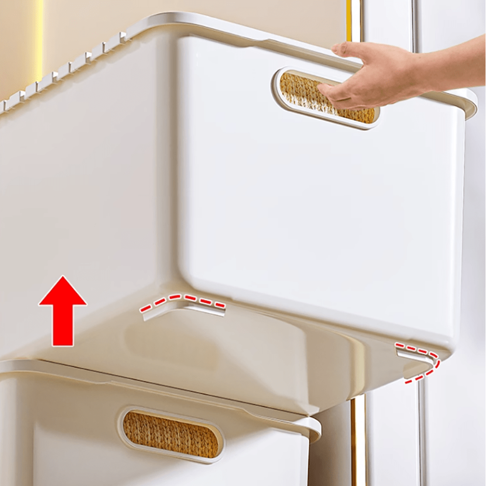 칸칸이 칸막이 옷장 플라스틱 투명 리빙박스 펜트리 서랍 옷 정리함 수납함 33cm