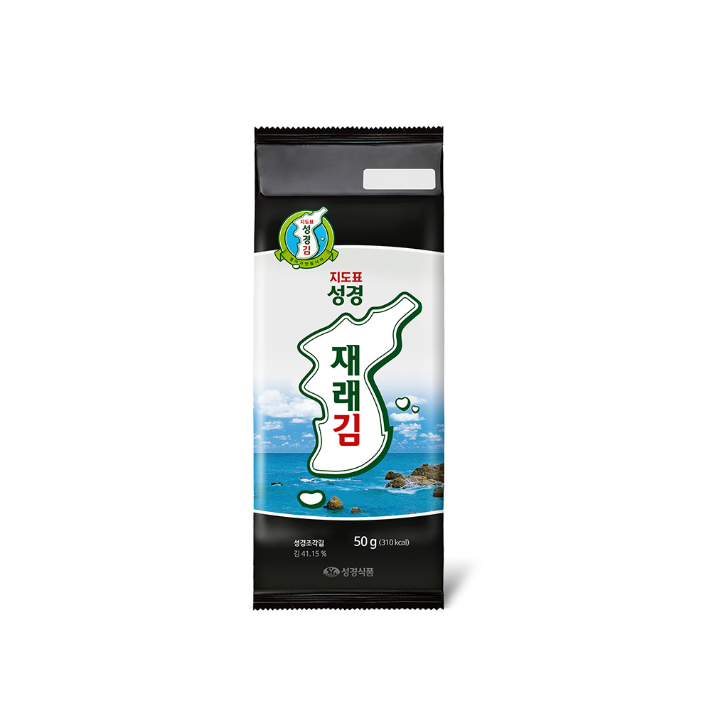 [성경김본사] 대용량 재래 도시락김(80매) 50g, 1개 - 상품 이미지