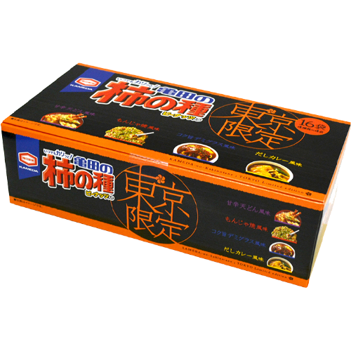 카메다 카키노타네 일본 안주과자 카키피 쌀과자 도쿄 기념품 4가지맛 16개입