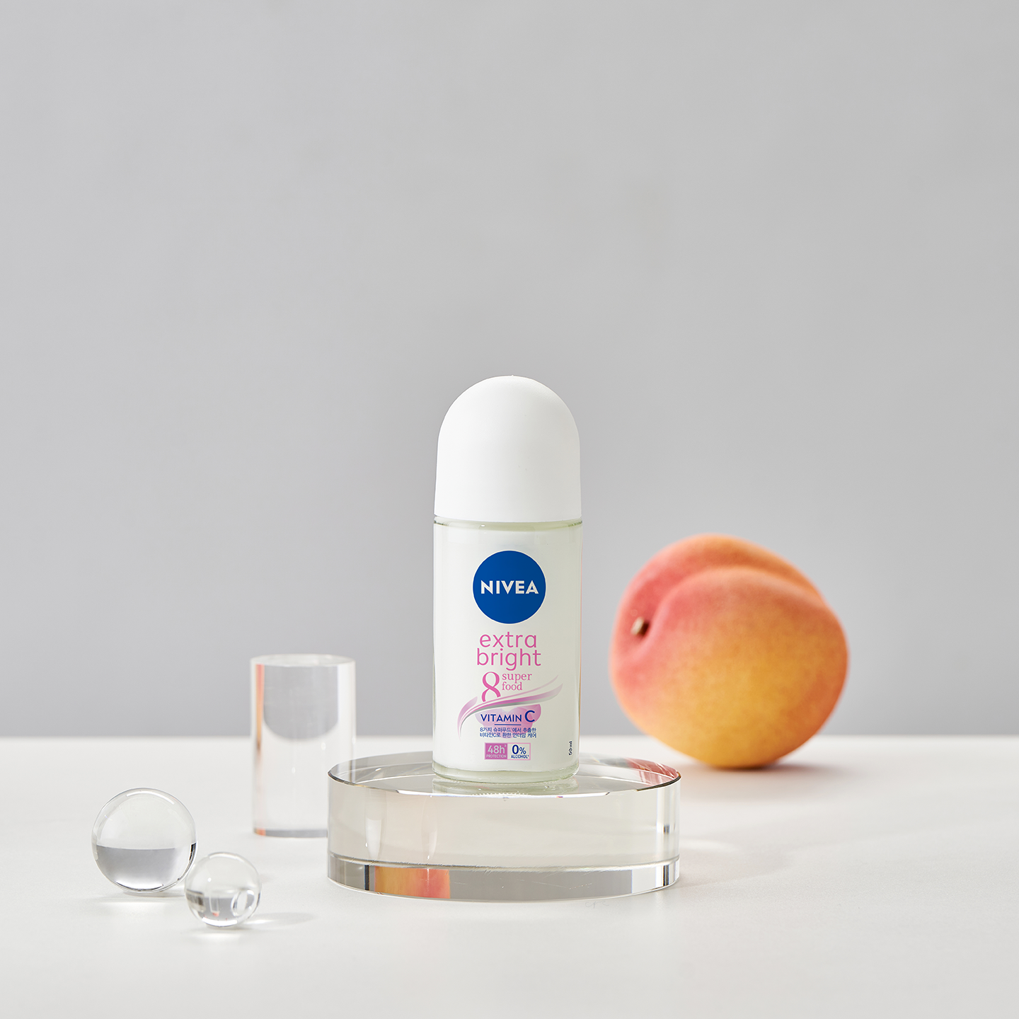 니베아 데오드란트 롤온 엑스트라 브라이트 50ml, 1개 이미지 2