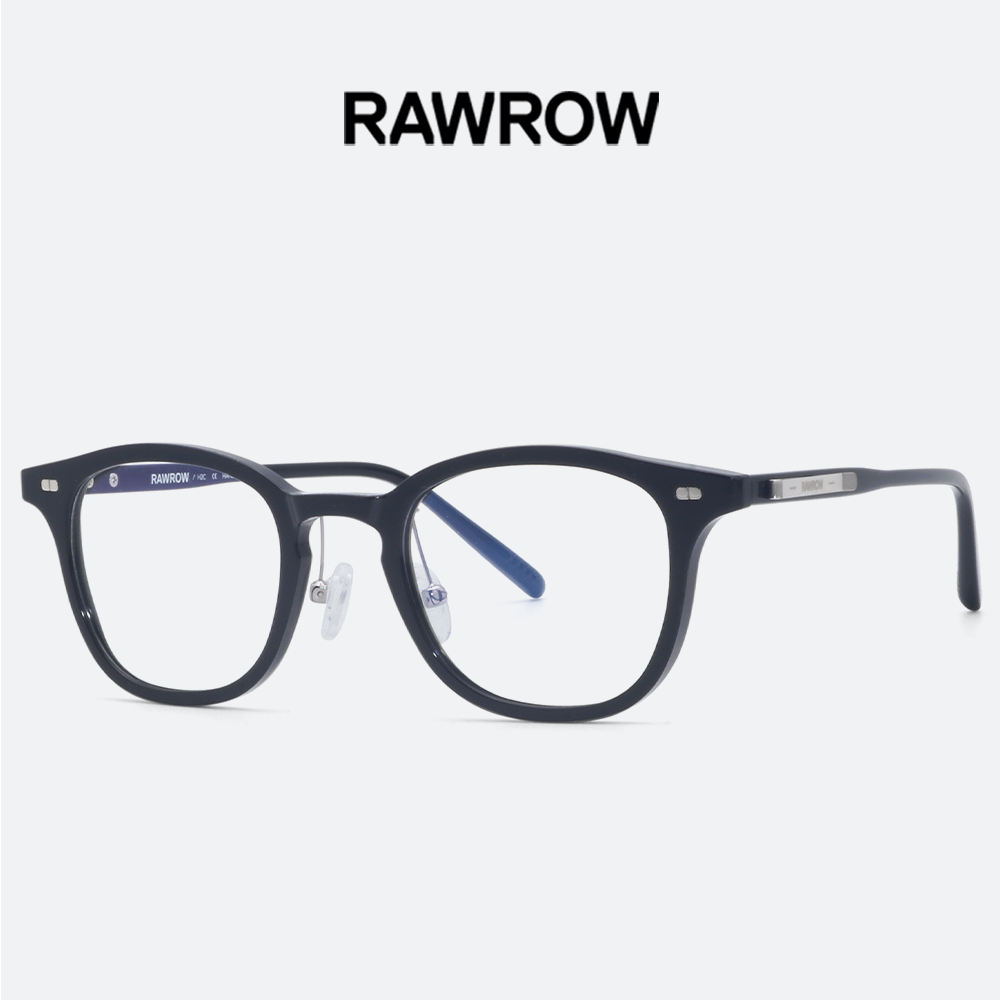 로우로우 안경 R EYE 484 BLACK 여자 남자 스퀘어 뿔테 이미지 6