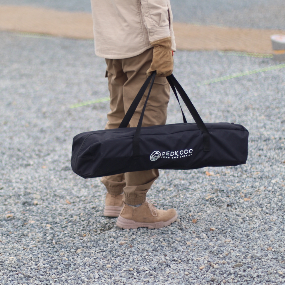 레드코코 캠핑 롤테이블 접이식 경량 테이블 높이조절 좌식 대형 120cm 블랙