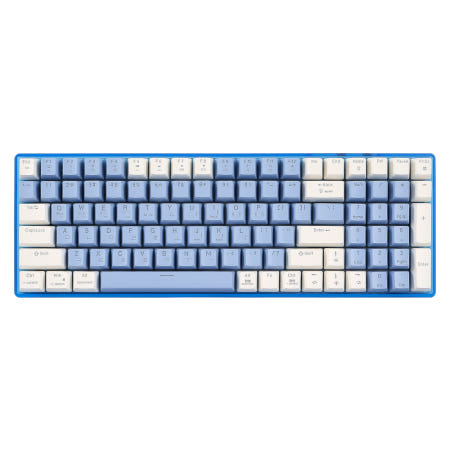 지클릭커 지클릭커 슈퍼히어로 SPK100 저소음 무선 블루투스 기계식 키보드 밀키 블루