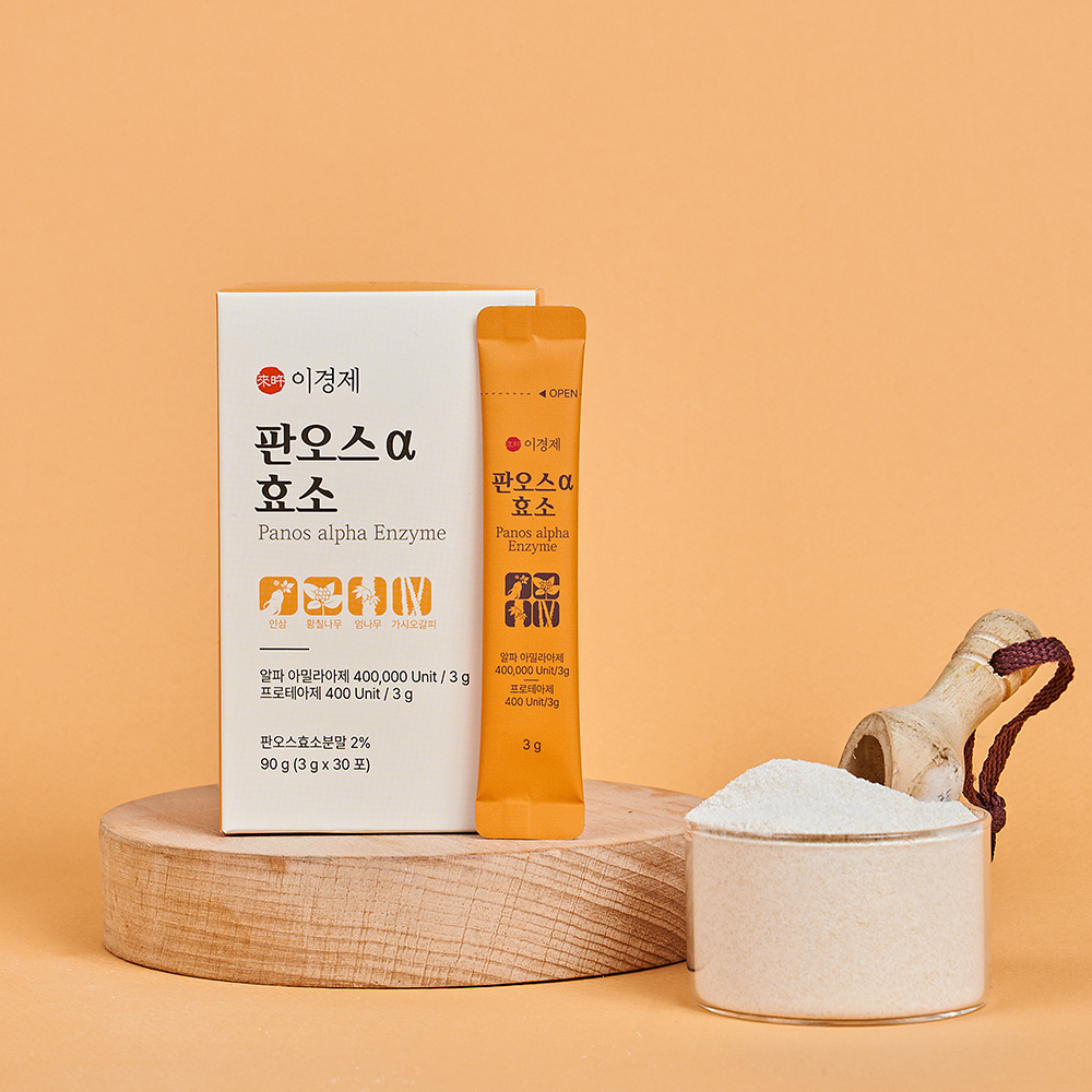 이경제 전통 원료 가시오갈피 황칠 인삼 옴 나무 소화 효소 이경재 3g 30포, 1개 - 상세 이미지 2