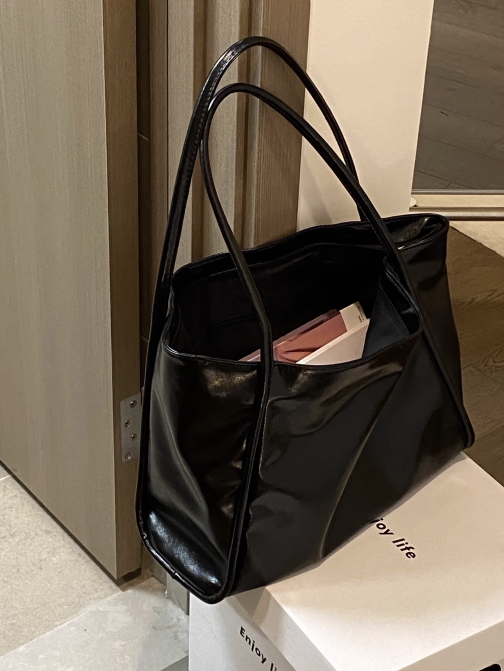 보부상숄더백 휘뚜루마뚜루빅백 직장인보부상가방 여성빅백 - 상세 이미지 5