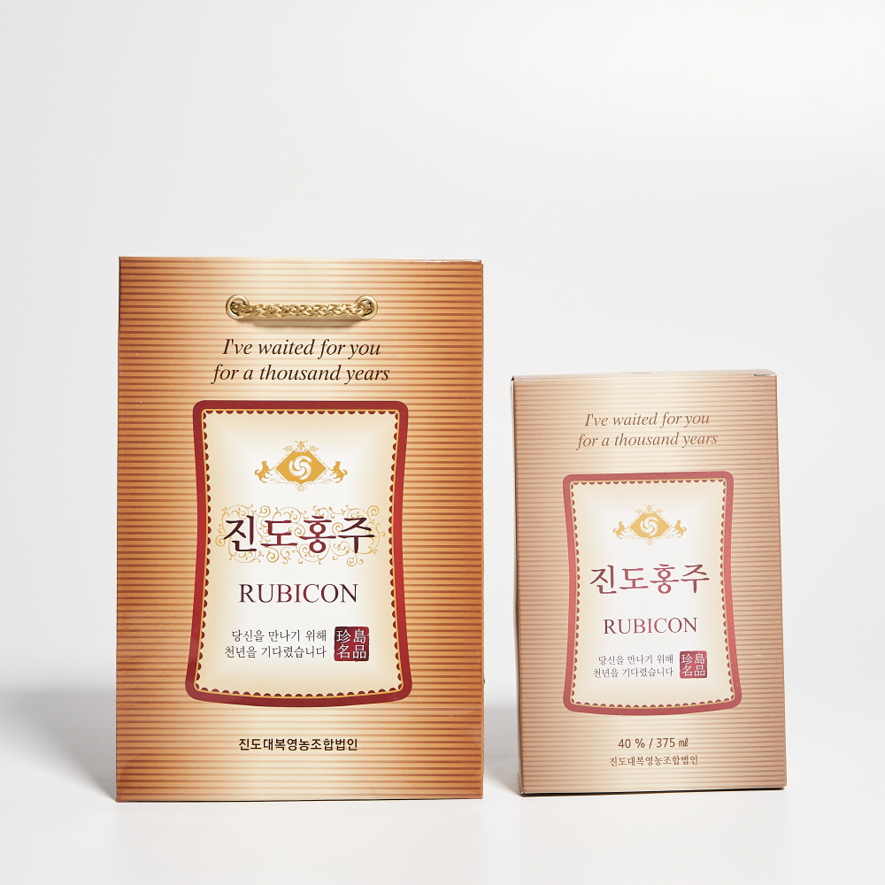 진도홍주 대복 루비콘 40도 375ml 지초주 (케이스, 쇼핑백 포함) - 상세 이미지 5