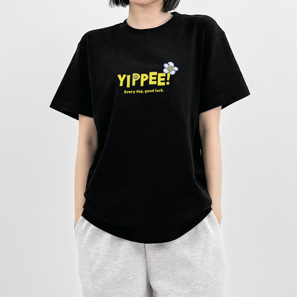 여자 반팔 롱 면 이너 박스티 여름 17수 오버핏 티셔츠 이미지 4