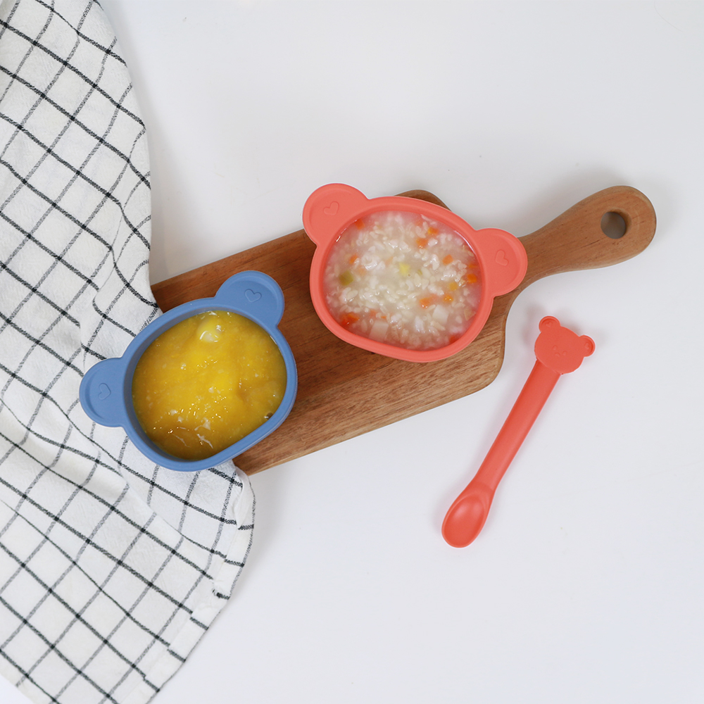 코넘 뉴 실리콘 아기 흡착 식판 볼 이유식 식기 - 상세 이미지 3