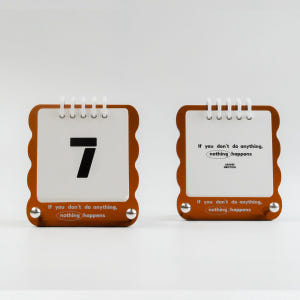 일력 2026년 아크릴 데스크테리어 만년 미니 달력 데스크캘린더 탁상 달... 실사용 후기 | 효과 있을까? - 상품 이미지 3