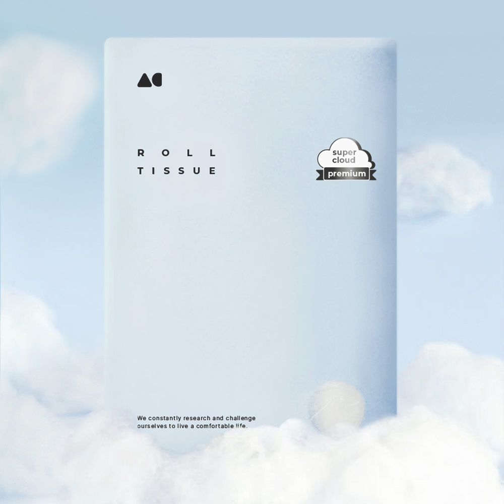 올챌린지 도톰한 천연펄프 화장지 두루마리휴지 4겹 30m 30롤 1팩