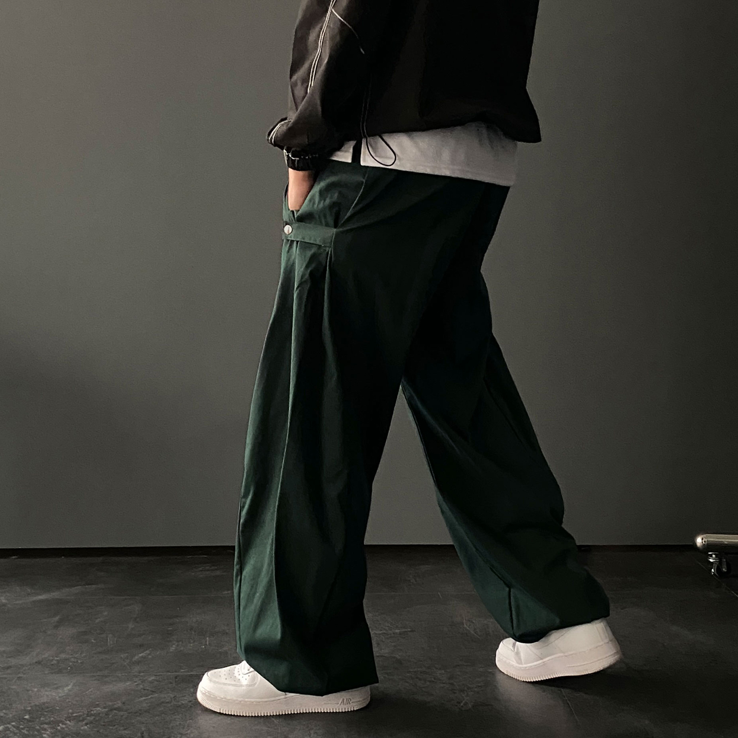 벌룬팬츠 남자와이드팬츠 통큰바지 - 상세 이미지 5