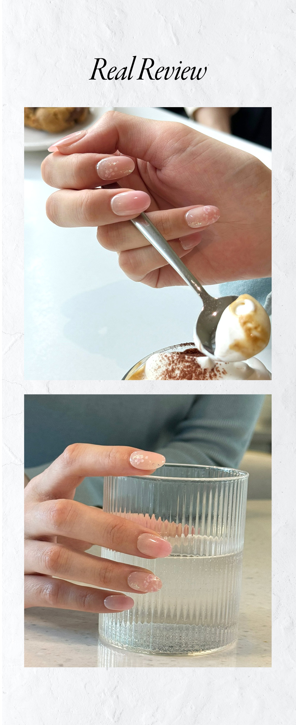 Elegant Blossom K-Nail Design