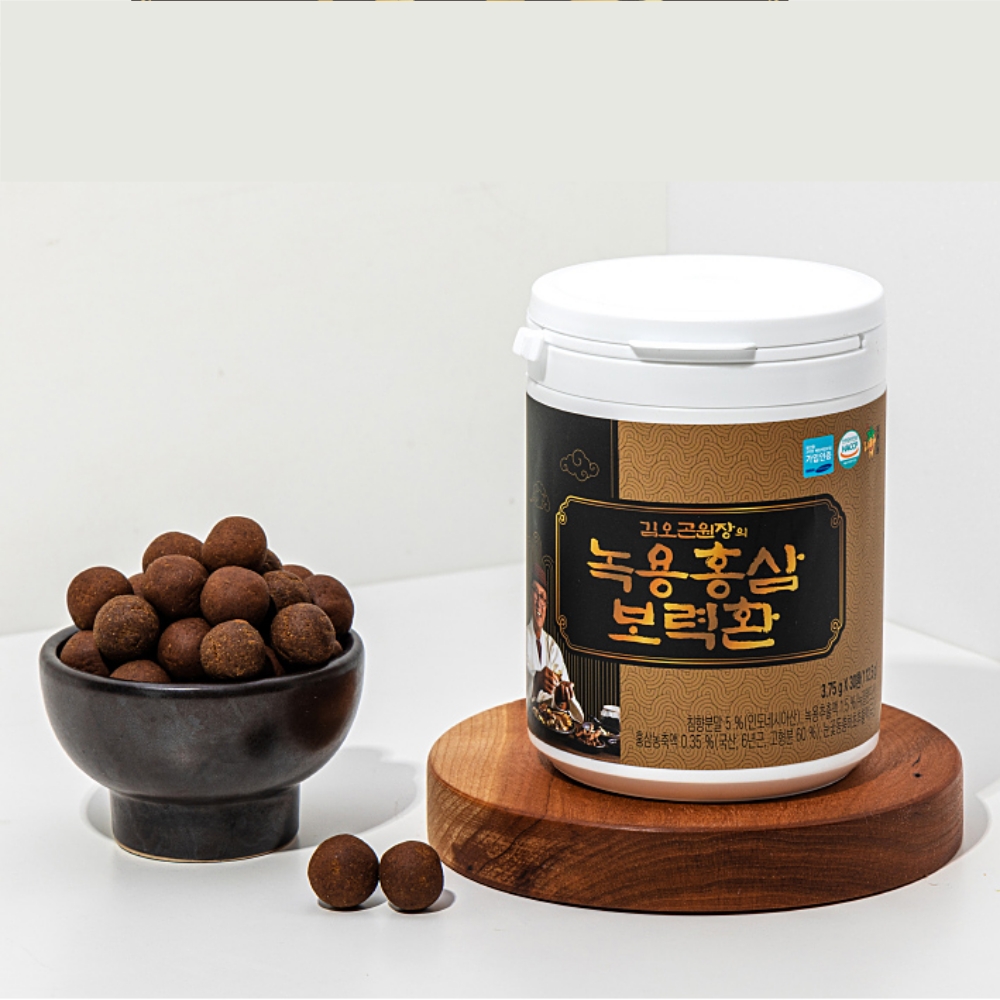 김오곤 원장 녹용홍삼보력환 90환 침향 녹용 환 동충하초 건강환 - 상세 이미지 3