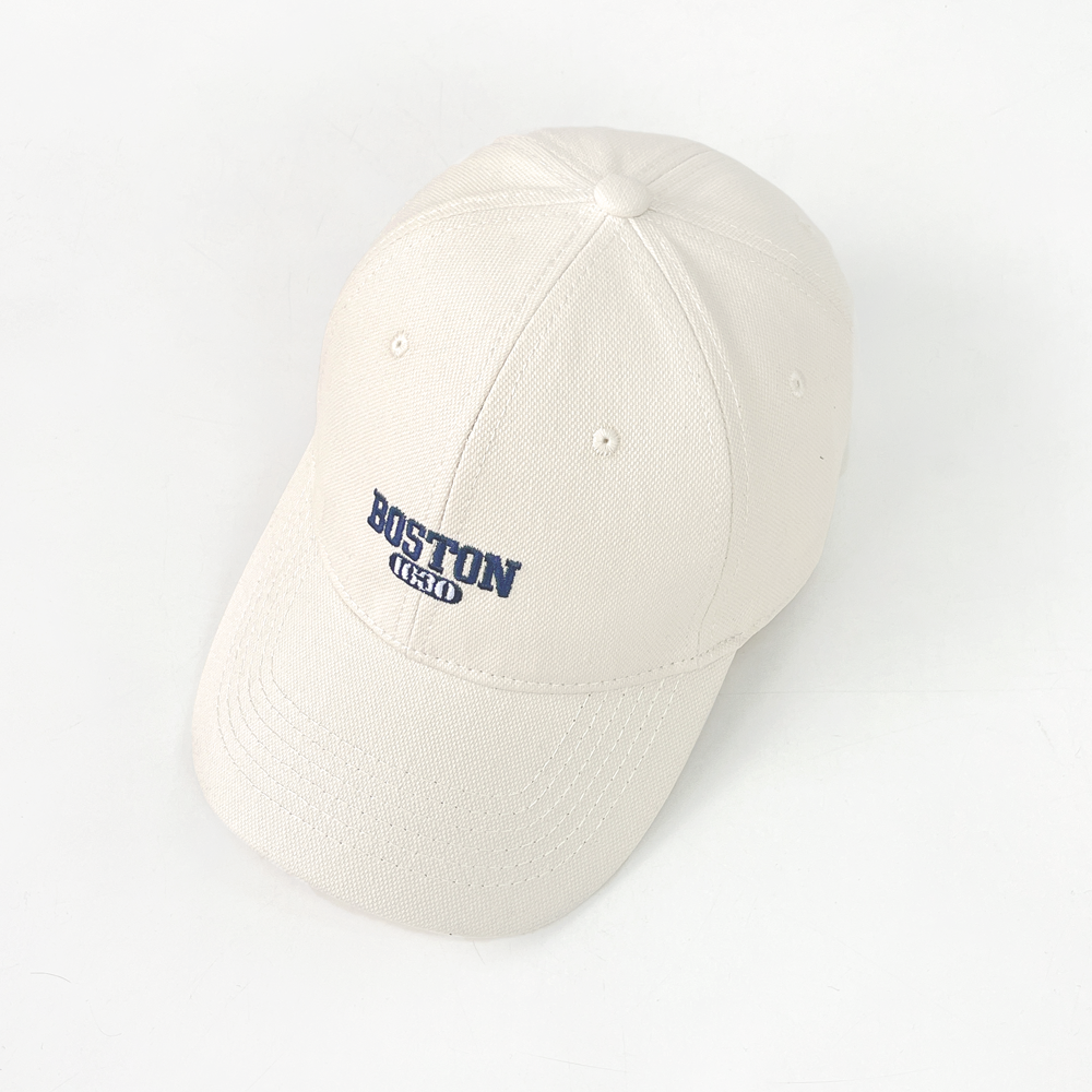 BOSTON 1630 코튼면 남자여자 야구 볼캡 모자 - 상세 이미지 5