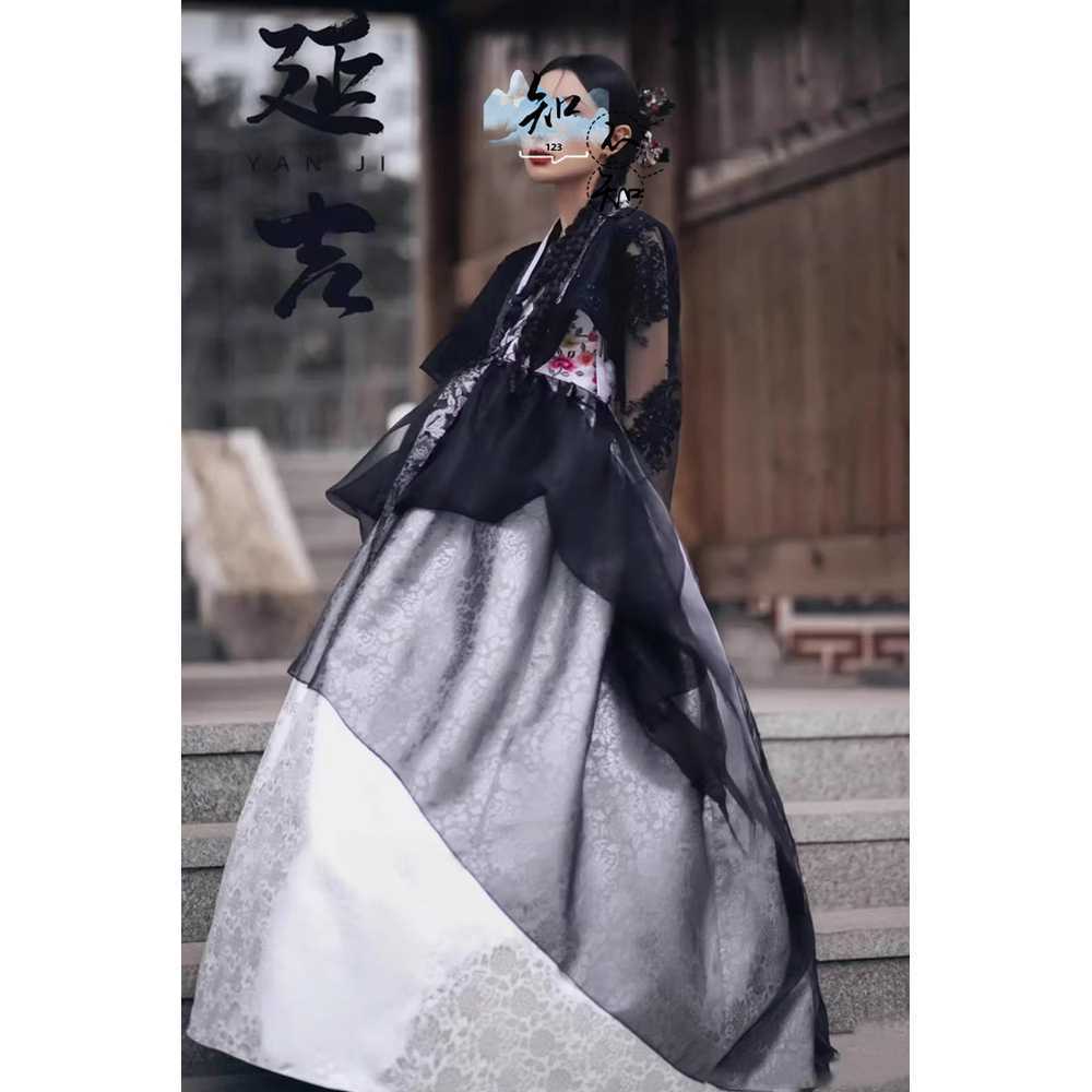 기생 한복 드레스 전통 여성 어우동 공연 사극 촬영 황진이 퓨전 할로윈 단체 치마 졸사 조선시대 갈래 - 상세 이미지 5