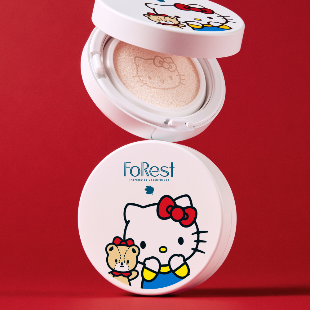 포레스트 선쿠션 헬로키티 에디션 13g SPF50+ (헬로키티 스티커 증정) 이미지 4