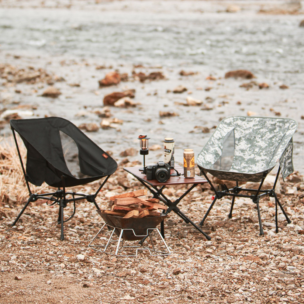 버팔로 캠핑 의자 초 경량 접이식 휴대용 백패킹 접이식 경량 체어