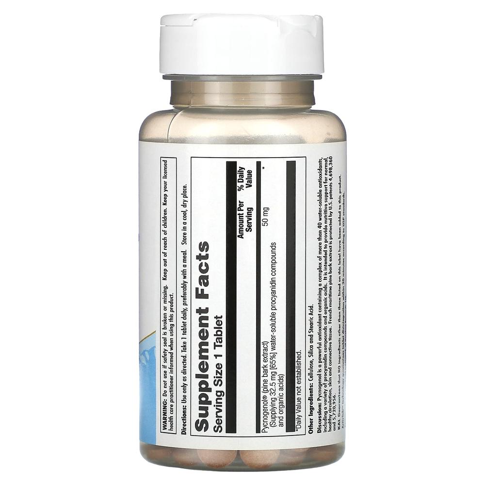 칼 피크노제놀 프랑스 해송 소나무 껍질 추출물 50mg Pycnogenol 60정 (2개) - 상세 이미지 3
