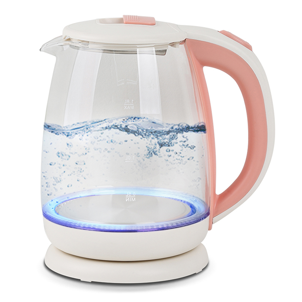 키친아트 허브 유리 스테인레스 전기포트 1.8L KK-1809G - 상품 이미지