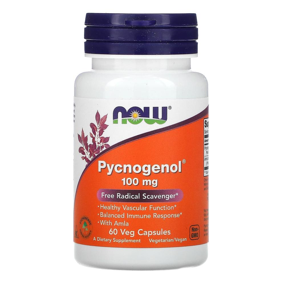 나우 피크노제놀 프랑스 해송 소나무 껍질 추출물  100mg Pycnogenol 60정 - 상품 이미지