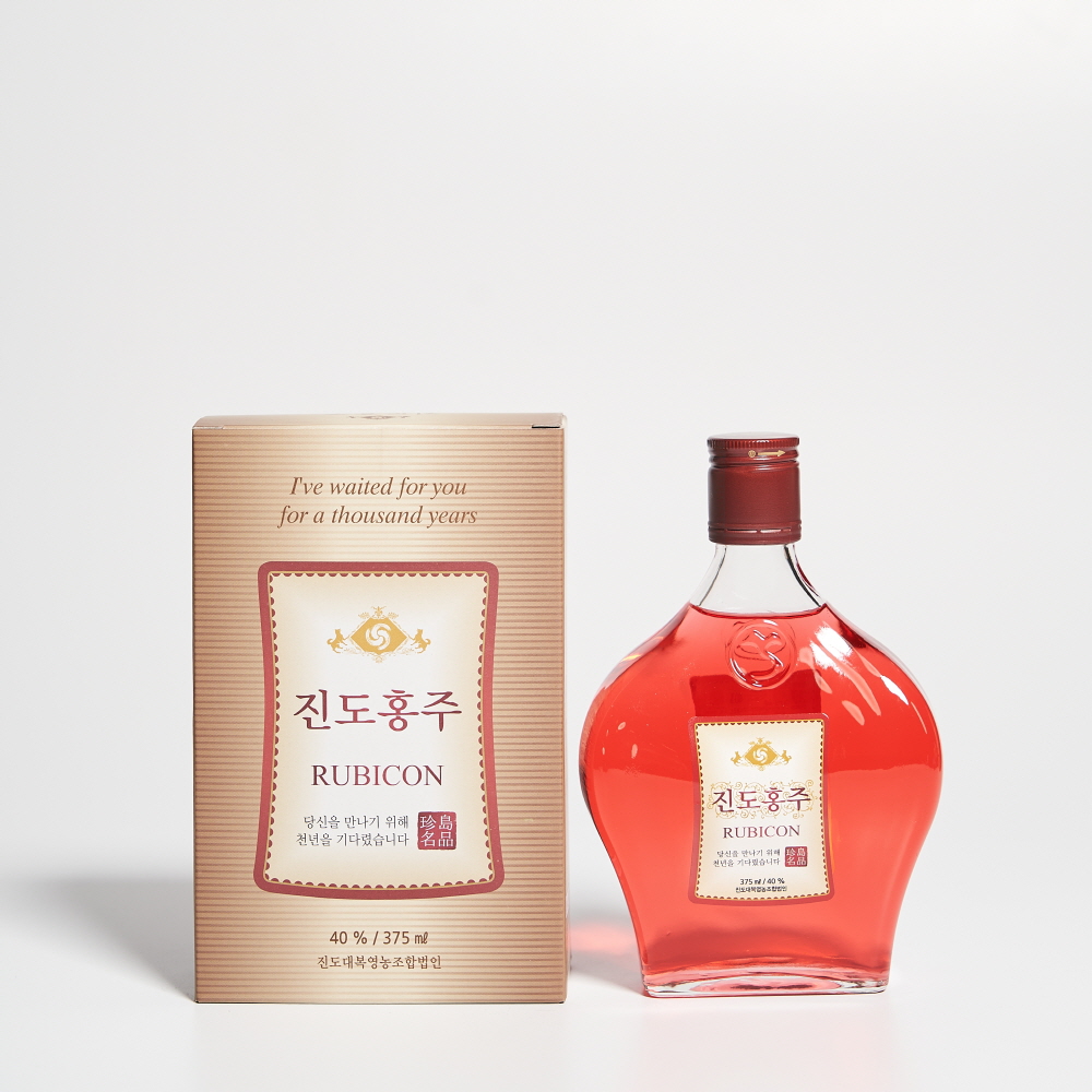 진도홍주 대복 루비콘 40도 375ml 지초주 (케이스, 쇼핑백 포함) - 상세 이미지 4