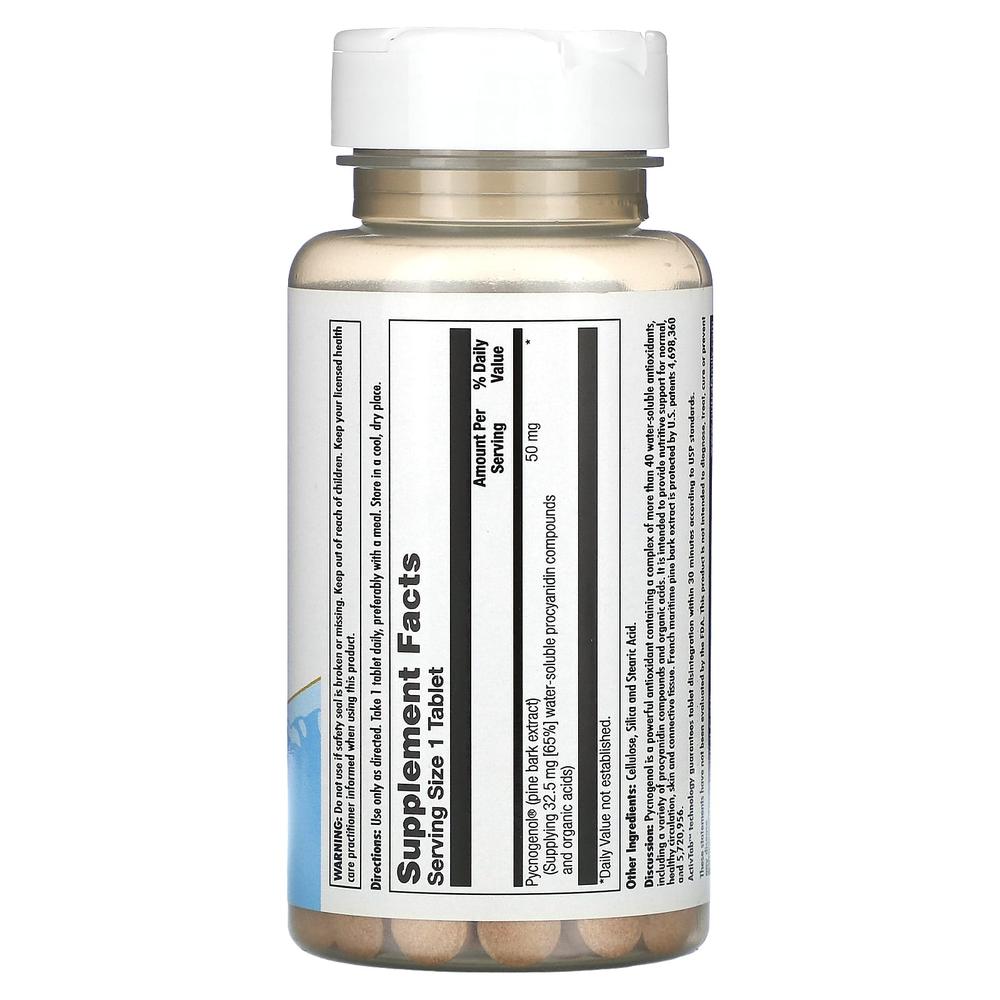 칼 피크노제놀 프랑스 해송 소나무 껍질 추출물 50mg Pycnogenol 30정 - 상세 이미지 2
