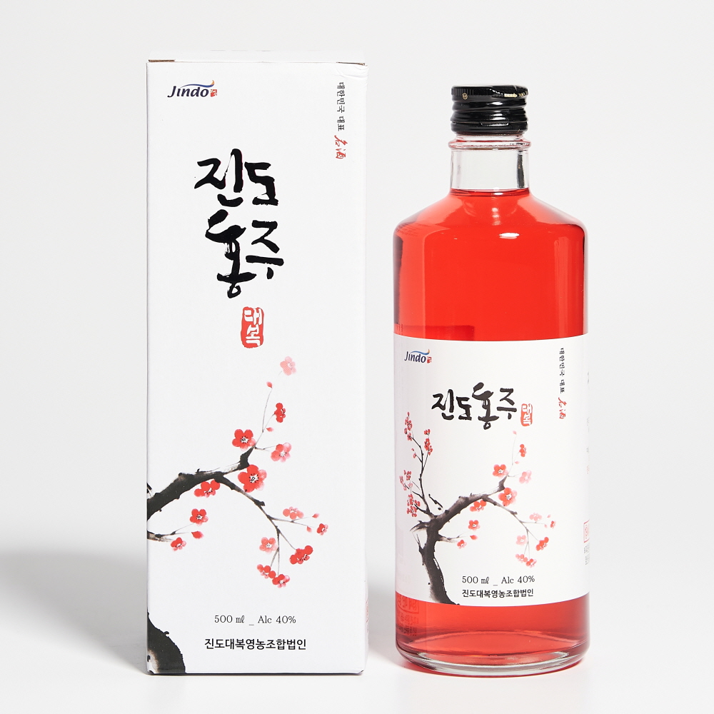 진도홍주 대복 40도 500ml 05호 지초주 (케이스, 쇼핑백 포함) - 메인 이미지