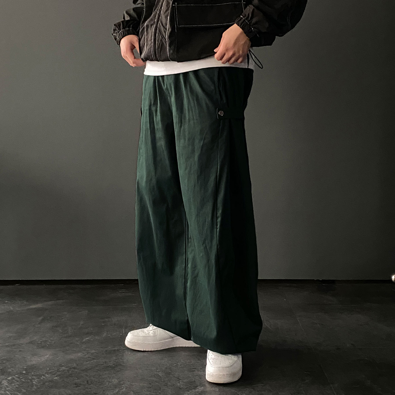 벌룬팬츠 남자와이드팬츠 통큰바지 - 상세 이미지 4
