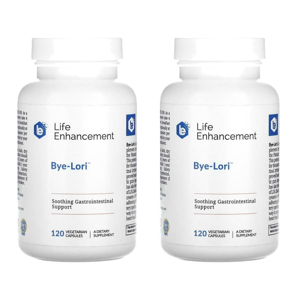 Life Enhancement 매스틱검 Bye-Lori 비타민C Mastic Gum 120정 (2개) - 상품 이미지
