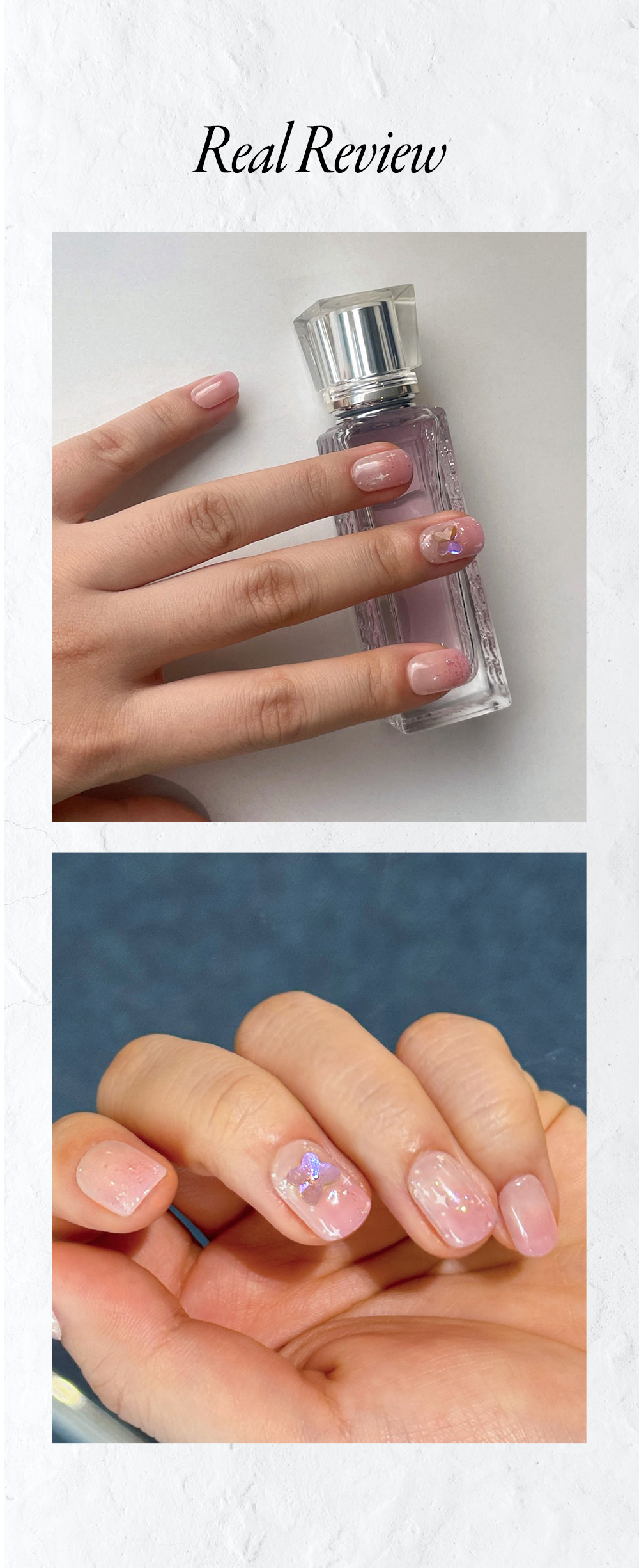 Elegant Floral K-Nail Design