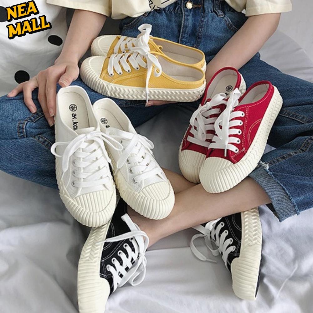 예쁜 청바지 어울리는 여성스니커즈 슬립 온 여성단화운동화