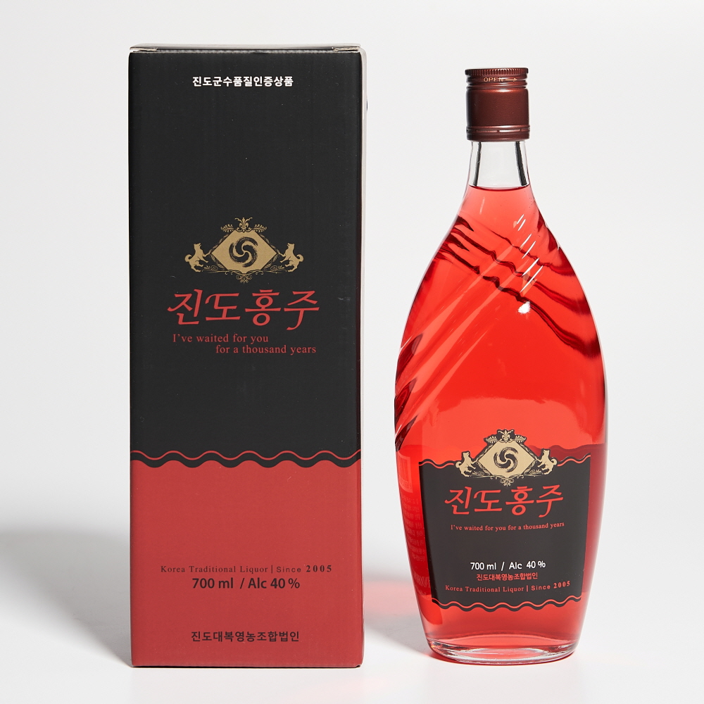 진도홍주 대복 40도 700ml 07호 지초주 (케이스, 쇼핑백 포함) - 메인 이미지
