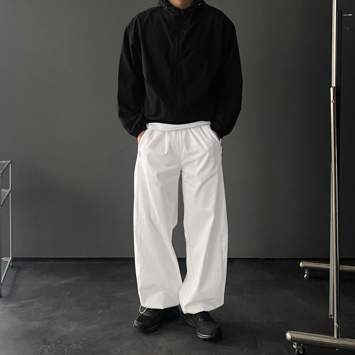 벌룬팬츠 남자와이드팬츠 통큰바지 - 상세 이미지 3