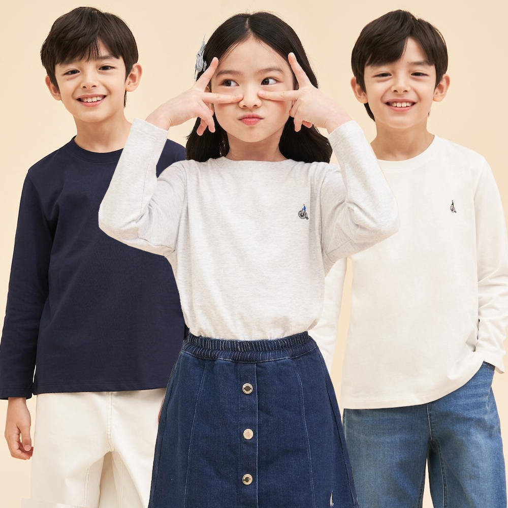 [BEANPOLE KIDS] 24SS [Essential] 베이직 라운드 티셔츠 (4종 택1) : 빈폴키즈