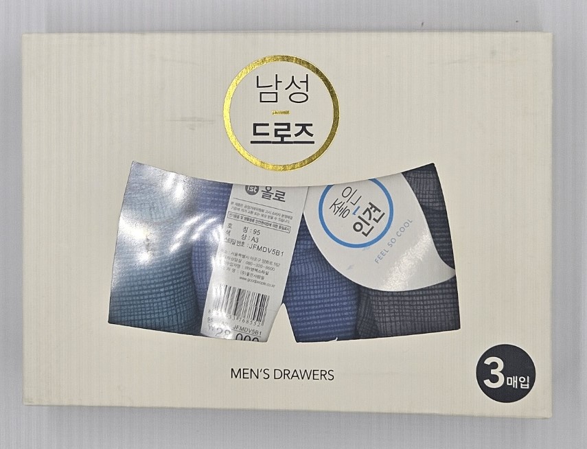 제임스딘 by올로 좋은인견 메쉬 드로즈 남사각 3매입 jfmdv5b1 - 상세 이미지 2