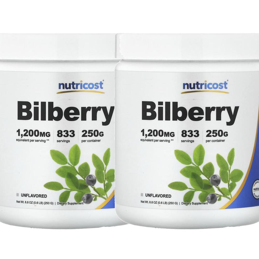 뉴트리코스트 빌베리 파우더 분말 무향 300mg 250g (2개) - 상품 이미지