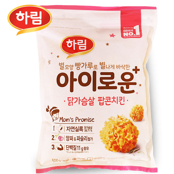 하림 아이로운 닭가슴살 팝콘 치킨 500g : 푸드뱅크주식회사