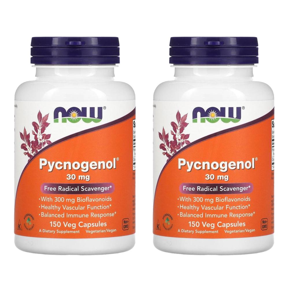 나우 피크노제놀 프랑스 해송 소나무 껍질 추출물 30mg Pycnogenol 150정 (2개) - 상품 이미지